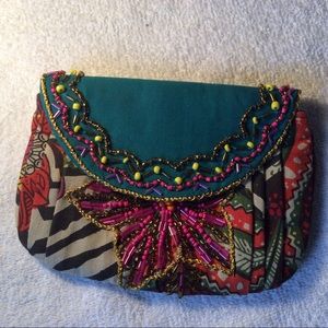 New! Beaded Bag, lined.